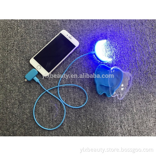 7 Led Teeth Whitening Light Iphone Android USB Contact